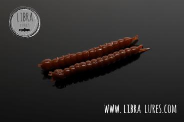 Libra Lures Slight Worm 38mm Cheese , Brown 038